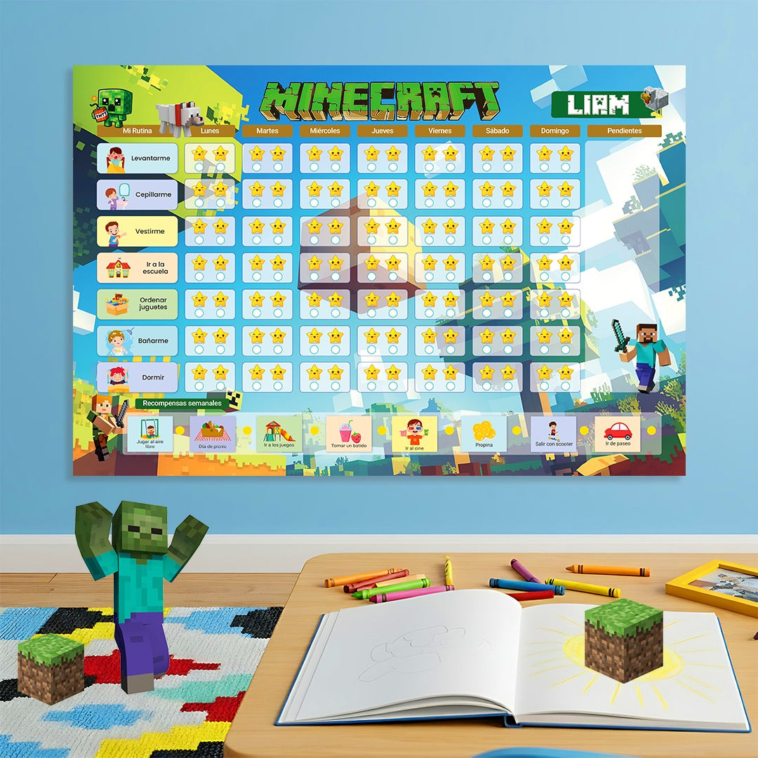 PLANNER DE HÁBITOS CON ESTRELLAS