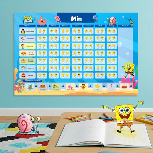 PLANNER DE HÁBITOS CON ESTRELLAS