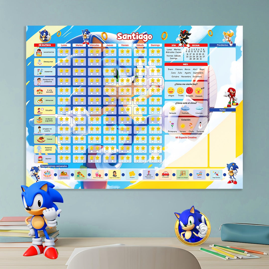 PLANNER DE HÁBITOS CON ESTRELLAS