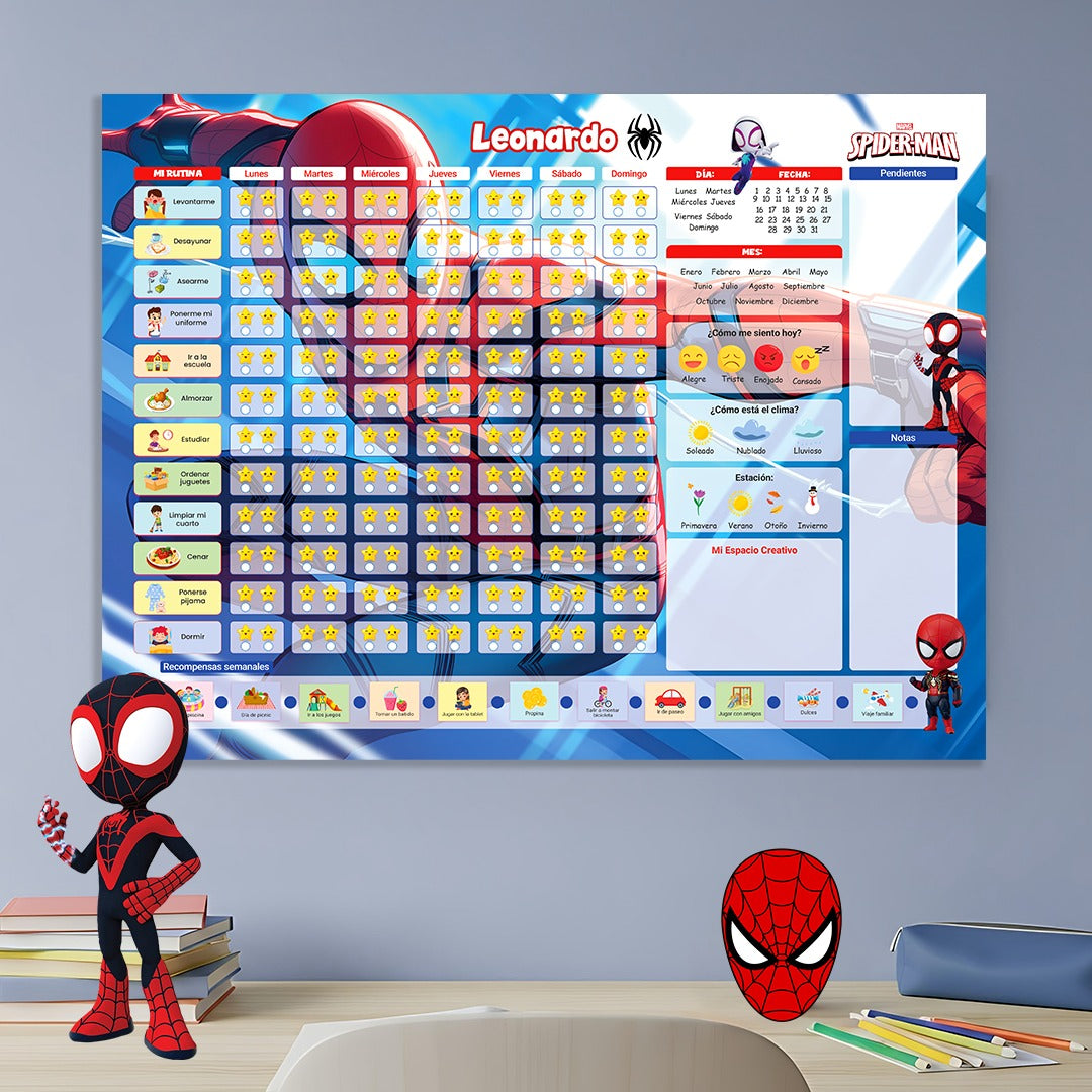 PLANNER DE HÁBITOS CON ESTRELLAS