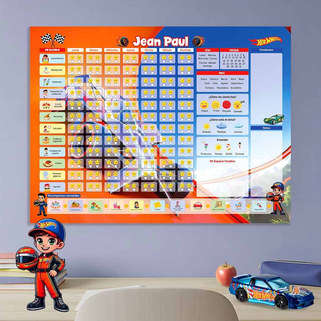 PLANNER DE HÁBITOS CON ESTRELLAS